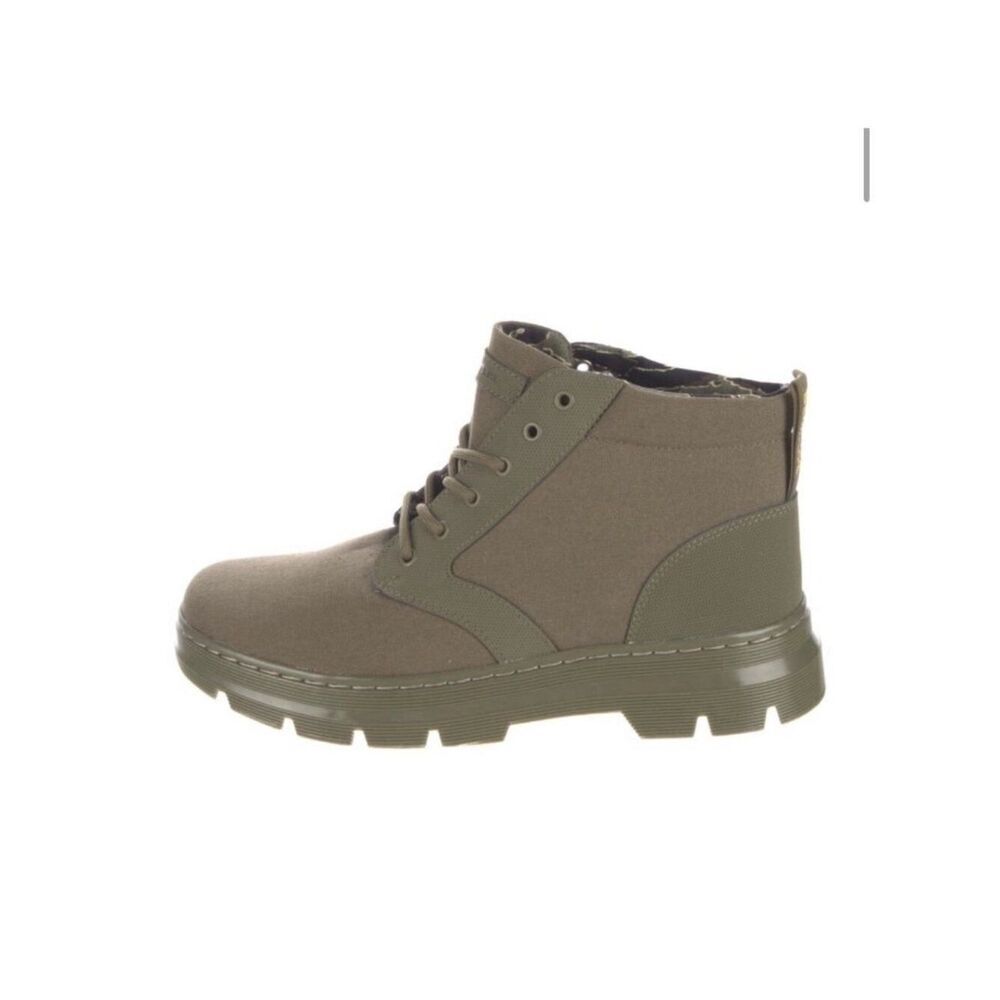 dr martens New Air Wair Bonny Olive Broder Canvas Ankle Boots Men’s 9 Womens 10
